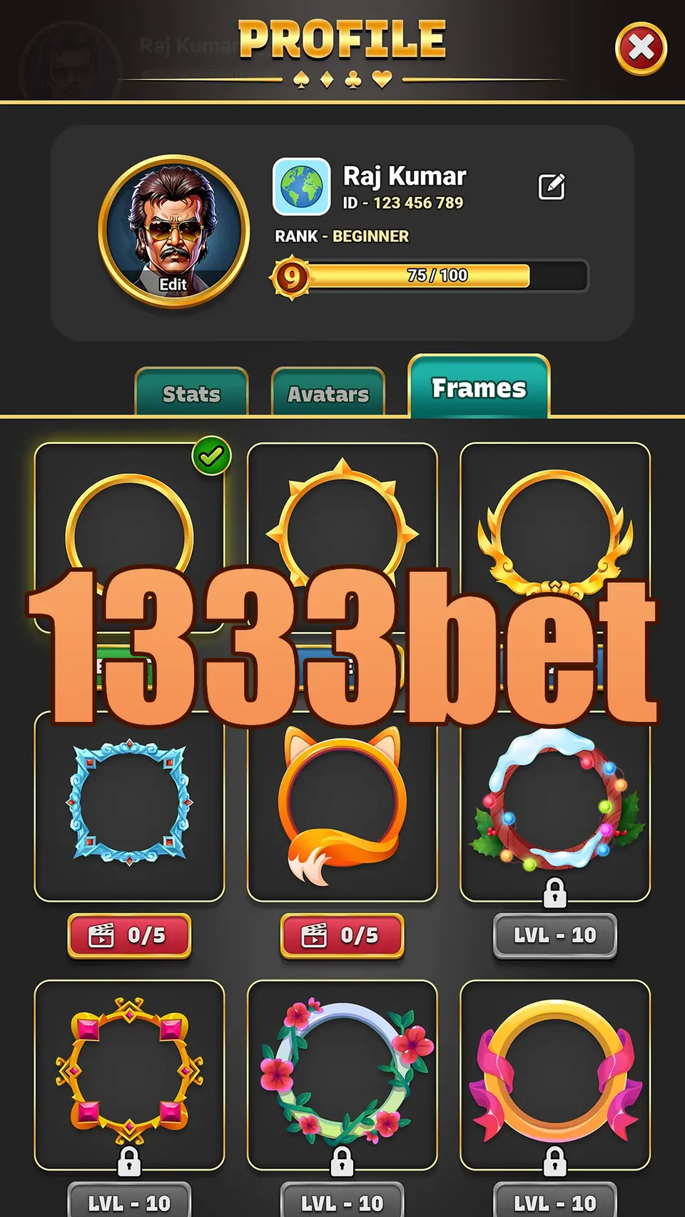 1333bet লগইন